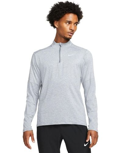 Nike Element Running Quarter-zip - Gray