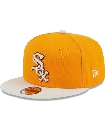 KTZ Chicago White Sox Tiramisu 9fifty Snapback Hat - Orange