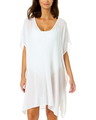 Anne Cole Easy Cover-up Tunic - White