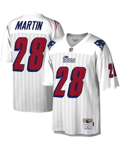 Mitchell & Ness Curtis Martin New England Patriots 1995 Legacy Replica Jersey - White