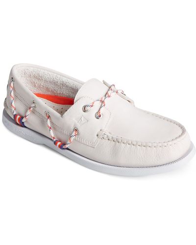 Sperry Top-Sider Authentic Original Webbing Boat Shoes - White
