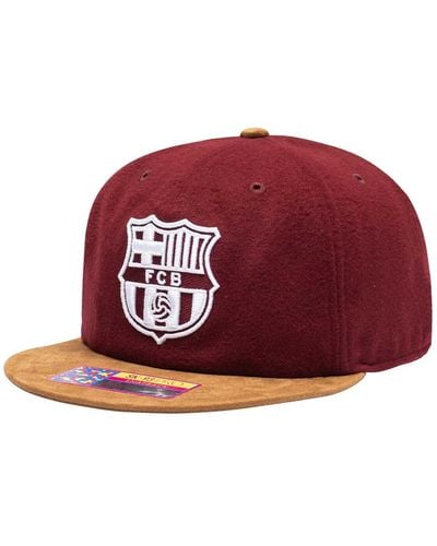 Fan Ink Barcelona Lafayette Snapback Hat - Red