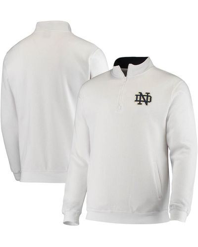 Colosseum Athletics Notre Dame Fighting Irish Tortugas Logo Quarter-zip Jacket - White