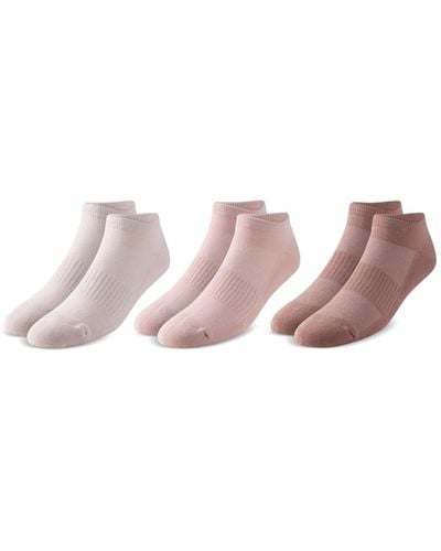Pair of Thieves Cushion Cotton Low Cut Socks 3 Pack - Pink