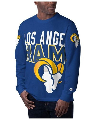 Starter Los Angeles Rams Halftime Long Sleeve T-shirt At Nordstrom