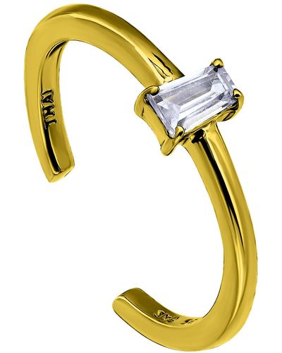 Giani Bernini Cubic Zirconia Baguette Toe Ring - Yellow