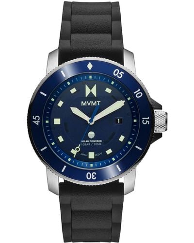 MVMT Cali Diver Silicone Watch 40mm - Blue
