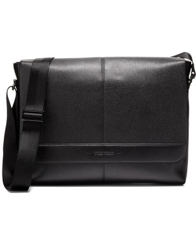 Cole Haan Triboro Small Leather Messenger Bag - Black