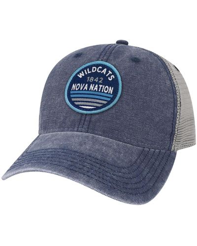 Legacy Athletic Villanova Wildcats Sunset Dashboard Trucker Snapback Hat - Blue