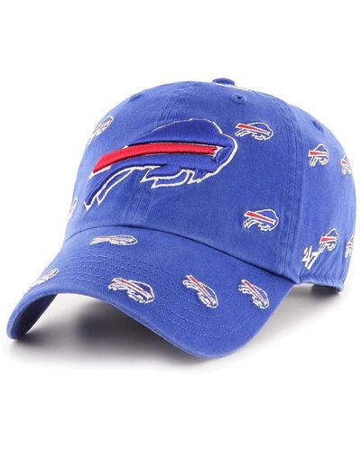 '47 And Buffalo Bills Confetti Clean Up Adjustable Hat - Blue