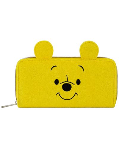 Disney Winnie The Pooh Zip Around Wallet - Yellow