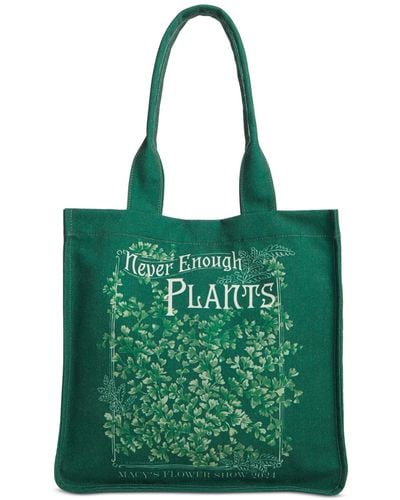 Macy's Flower Show Casual Tote - Green