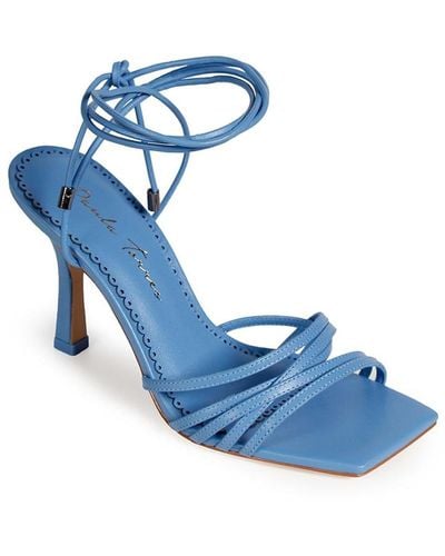 Paula Torres Shoes Soho Strappy Dress Sandal - Blue