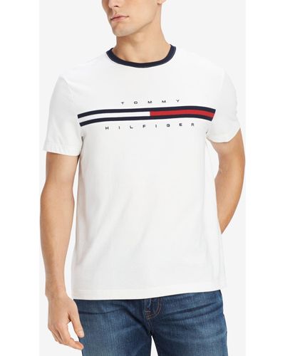 Tommy Hilfiger Tino Logo Short Sleeve T-shirt - White