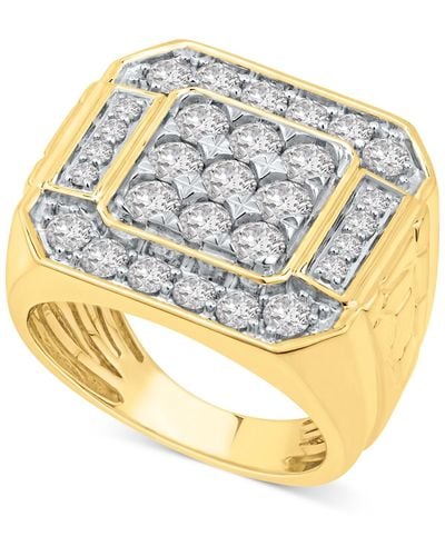 Macy's Diamond Cluster Ring (2-1/2 Ct. T.w. - Metallic