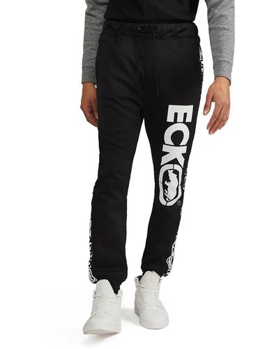 Ecko' Unltd Ecko Wrapped Up Tape Fleece jogger - Black