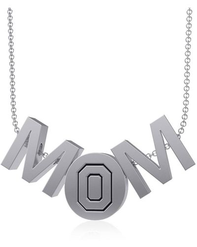 Dayna Designs Ohio State Buckeyes Mom Necklace - Metallic