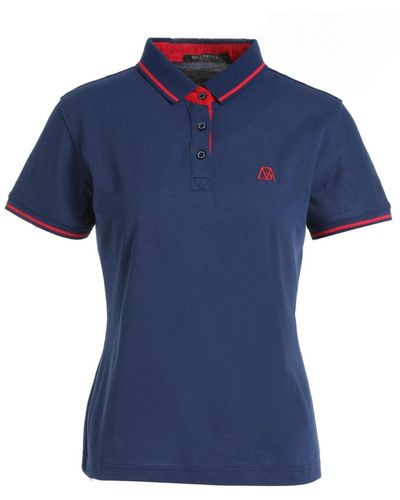 Bellemere New York Belle Mere Sporty Cotton Polo - Blue