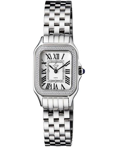 Gevril Milan Swiss Quartz Stainless Steel Bracelet Watch 27.5mm - Metallic