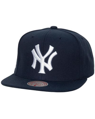 Mitchell & Ness New York Yankees Cooperstown Collection Evergreen Snapback Hat - Blue