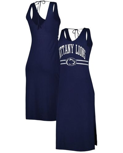 G-III 4Her by Carl Banks Penn State Nittany Lions Training V-neck Maxi Dress - Blue