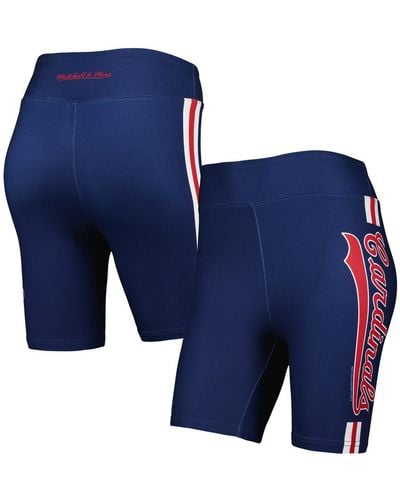 Mitchell & Ness St. Louis Cardinals Biker Shorts - Blue
