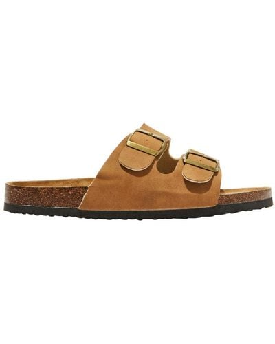 Cotton On Double Buckle Sandal - Brown
