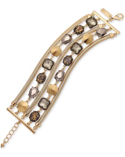 INC International Concepts Jewel Flex Bracelet - Metallic