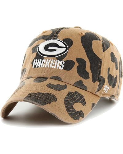 '47 Green Bay Packers Rosette Clean Up Adjustable Hat - Metallic