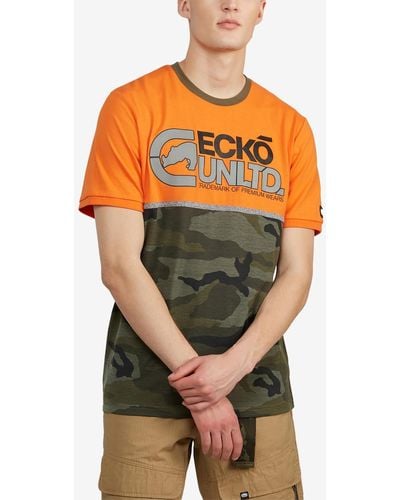 Ecko' Unltd Big And Tall Short Sleeve Future Rok T-shirt - Green