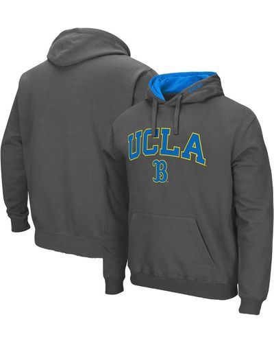 Colosseum Athletics Ucla Bruins Arch Logo 3.0 Pullover Hoodie - Gray