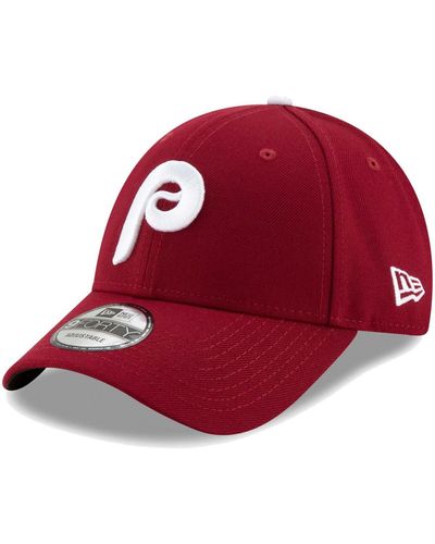 KTZ Philadelphia Phillies Alternate 2 The League 9forty Adjustable Hat - Red