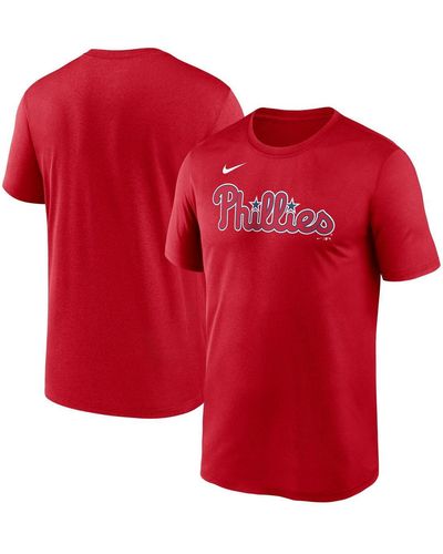 Nike Red Philadelphia Phillies Fuse Legend T-shirt