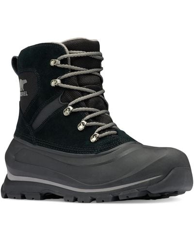 Sorel Buxton Waterproof Insulated Suede Boot - Black