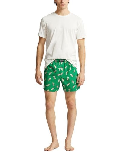 Polo Ralph Lauren 2-pc. Crewneck T-shirt & Boxer Set - Green