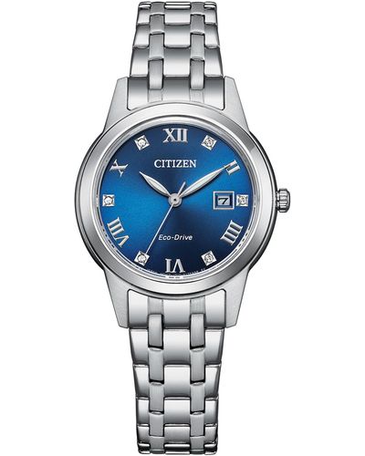 Citizen Eco-drive Classic Stainless Steel Bracelet Watch 29mm - Blue