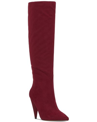 Jessica Simpson Maynard Wide Calf Pointed-toe Dress Boots - Red