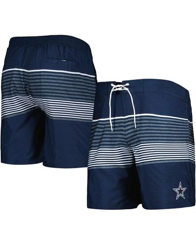 G-III 4Her by Carl Banks Dallas Cowboys Coastline Volley Shorts - Blue