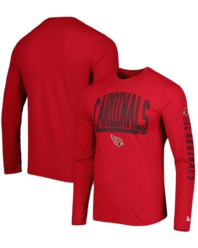 KTZ Arizona S Combine Authentic Home Stadium Long Sleeve T-shirt - Red