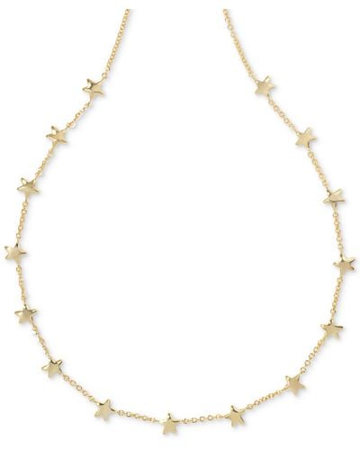 Kendra Scott 14k Gold-plated Star 19" Strand Necklace - Metallic