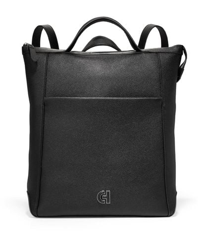 Cole Haan Grand Ambition Convertible Leather Backpack - Black