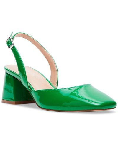 Madden Girl Nova Slingback Block-heel Pumps - Green