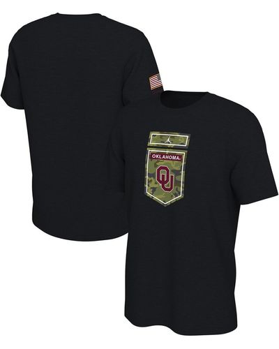 Nike Oklahoma Sooners Veterans Camo T-shirt - Black