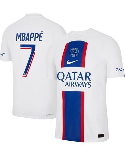 Nike Kylian Mbappe Paris Saint-germain 2022/23 Third Vapor Match Authentic Player Jersey - Blue