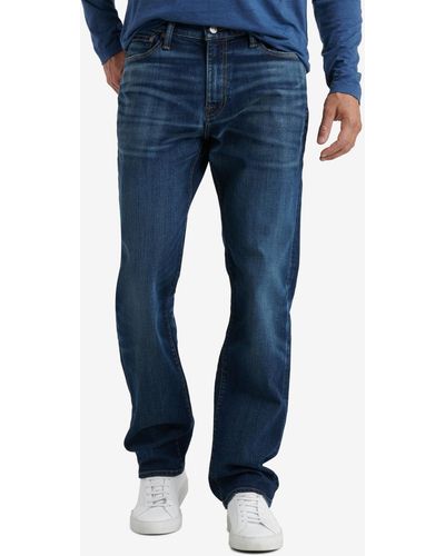 Lucky Brand 223 Harrison Straight Fit Stretch Jeans - Blue