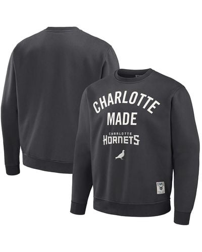 Staple Nba X Charlotte Hornets Plush Pullover Sweatshirt - Black