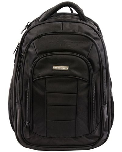 Perry Ellis M150 Laptop Backpack - Black