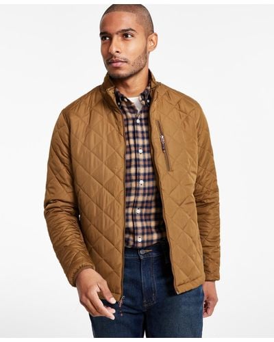 Hawke & Co. Diamond Quilted Jacket - Multicolor