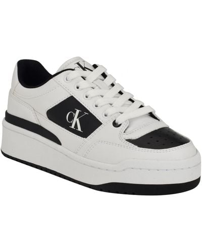 Calvin Klein Alondra Platform Sneaker - White