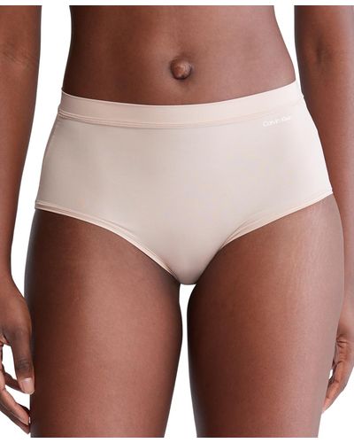 Calvin Klein Ideal Micro High-rise Brief Underwear Qd5178 - Brown